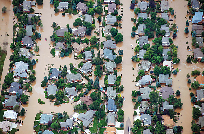 Photo of flooding in Colorado