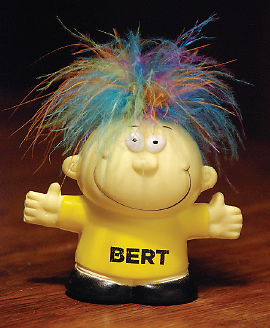 Photo of BERT, the friendly marketing device.