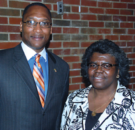 Photo: Ronald Steptoe, chair,, and Evelyn Lewis, M.D., medical director, of the Steptoe Group.