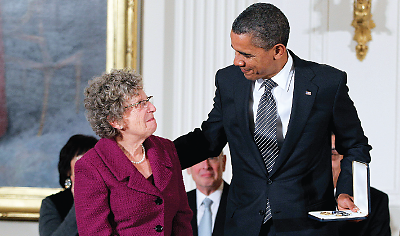 Photo of Judith Broder, M.D>, and President Obama.