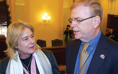 Photo: Elspeth Cameron Ritchie, M.D., M.P.H., and Harold Kudler, M.D.