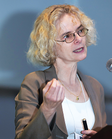 Photo: Nora Volkow, M.D.,  at the 2013 APA annual meeting.