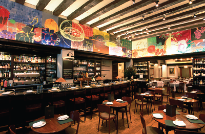 Photo: Interior of Restaurant 