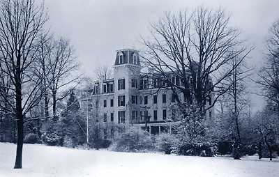 Chestnut Lodge as it looked in its heyday. The main building burned to the ground on June 7, 2007.
