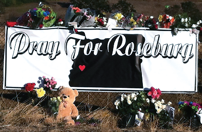 Photo: Pray for Roseburg sign