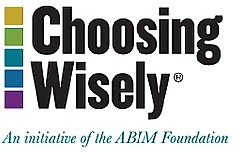 Photo: logo courtesy of choosingwisely.com