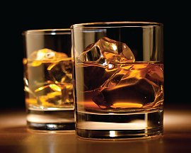 Photo: two glasses of whiskey