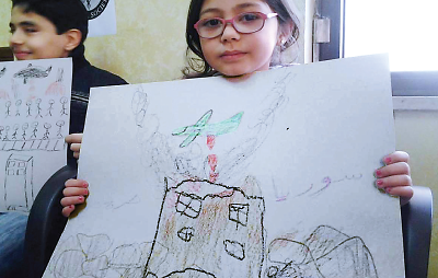 Photo: Syrian refugee girl in Amman, Jordan.