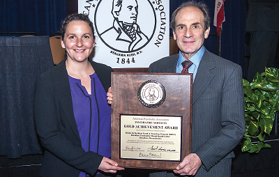 Photo: Henry White, M.D., and Katherine Houle, L.I.C.S.W.