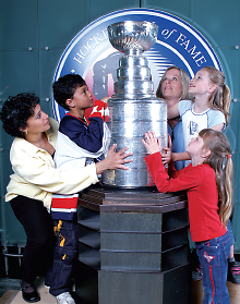 Photo: Children with the Stanley Cup