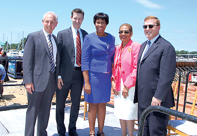 Photo: APA and Washington officials at site of new APA headquarters.