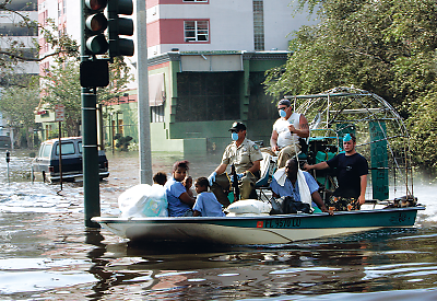 Photo: Katrina rescue boat
