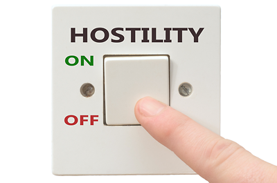 Photo: Hostility switch being turned off