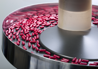 Photo: Pills being manufactured