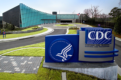 Photo: CDC Logo and building