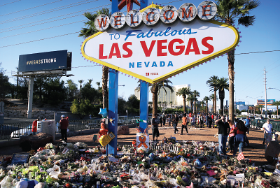 Photo: Las Vegas memorial