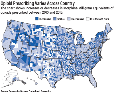 Graphic: Opioid Prescribing Varies Across the Country