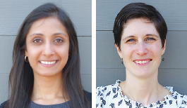 Photo: Seeta Patel, M.D., Sara Haack, M.D., Ph.D.