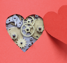 Photo: Heart and gears