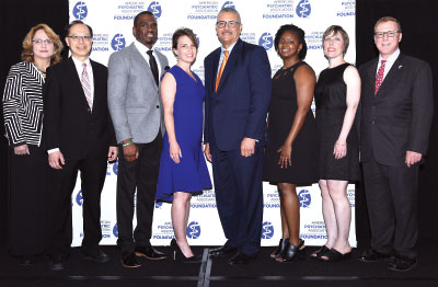 Photo: Winners of the APA Foundation’s 2018 Advacning Minority Mental Health Awards.