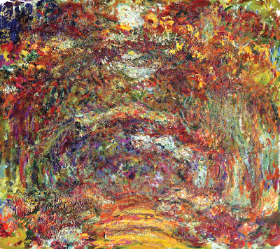 Photo: Claude Monet's “Path Under the Rose Arches,” 1918–1924
