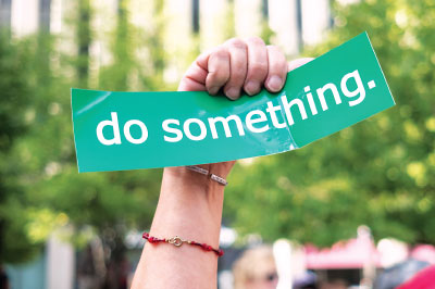 Photo: sign “do something”