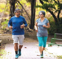 Photo: Couple jogging