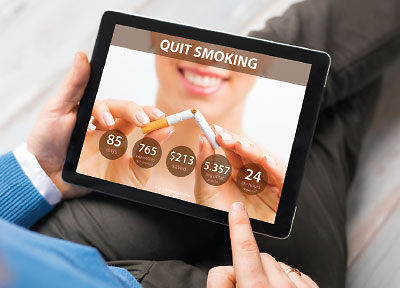 Photo: quit smoking table app
