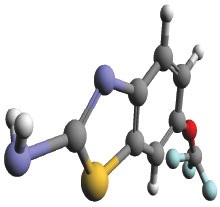 Photo: riluzole molecula