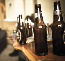 Photo: Beers bottles