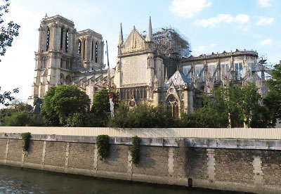 Photo: Photo of the Cathedral of Notre Dame after April 2019 fire
