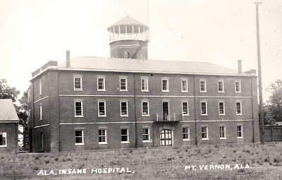 Photo: The Mount Vernon Hospital for the Colored Insane near Mobile, Ala.