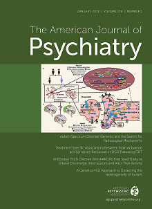 Cover of the American Journal of Psychiaty