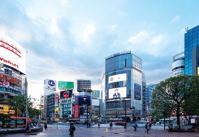 Photo: Japanese street square