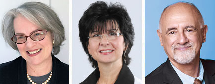 Photo: (from left to right) Sherry Katz-Bearnot, M.D., Linda Worley, M.D., Philip Muskin, M.D., M.A.