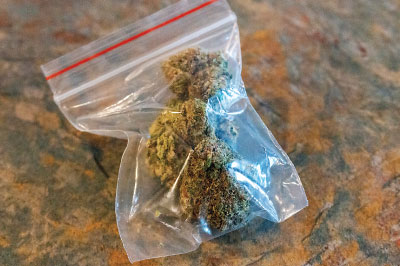 Photo: bag of marijuana