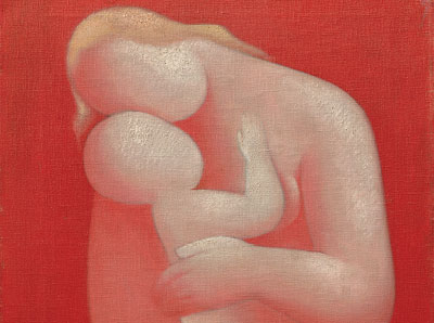 Painting: Mother, 1933, by Mikulas Galanda (1895-1938)