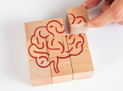 Photo: a puzzle of a brain