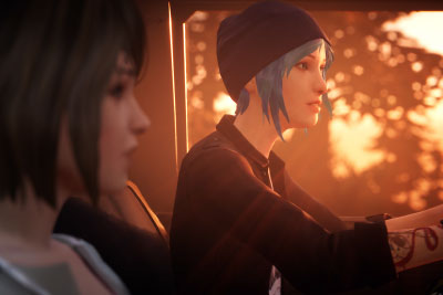 Screenshot: The Square Enix game series “Life is Strange” allows the female protagonist to develop a romantic relationship with her female friend Chloe.
